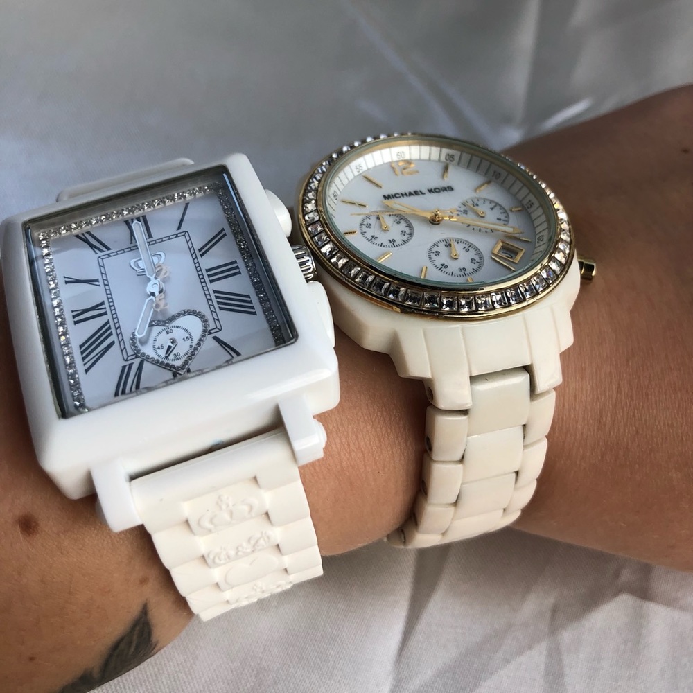 WHITE WATCHES, MICHAEL KORS/JUCY COUTURE!